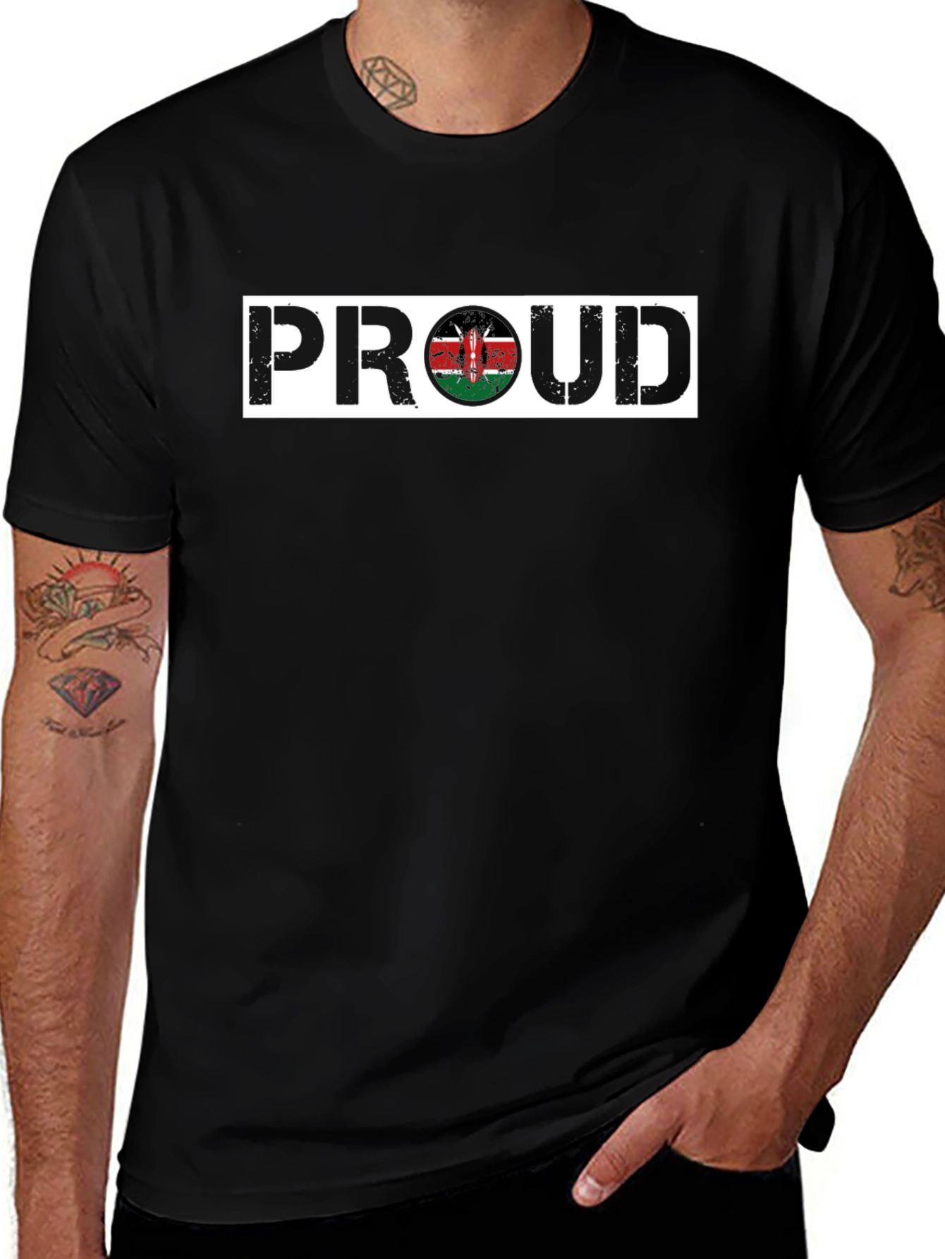 Proud Kenyan Flag T-Shirt