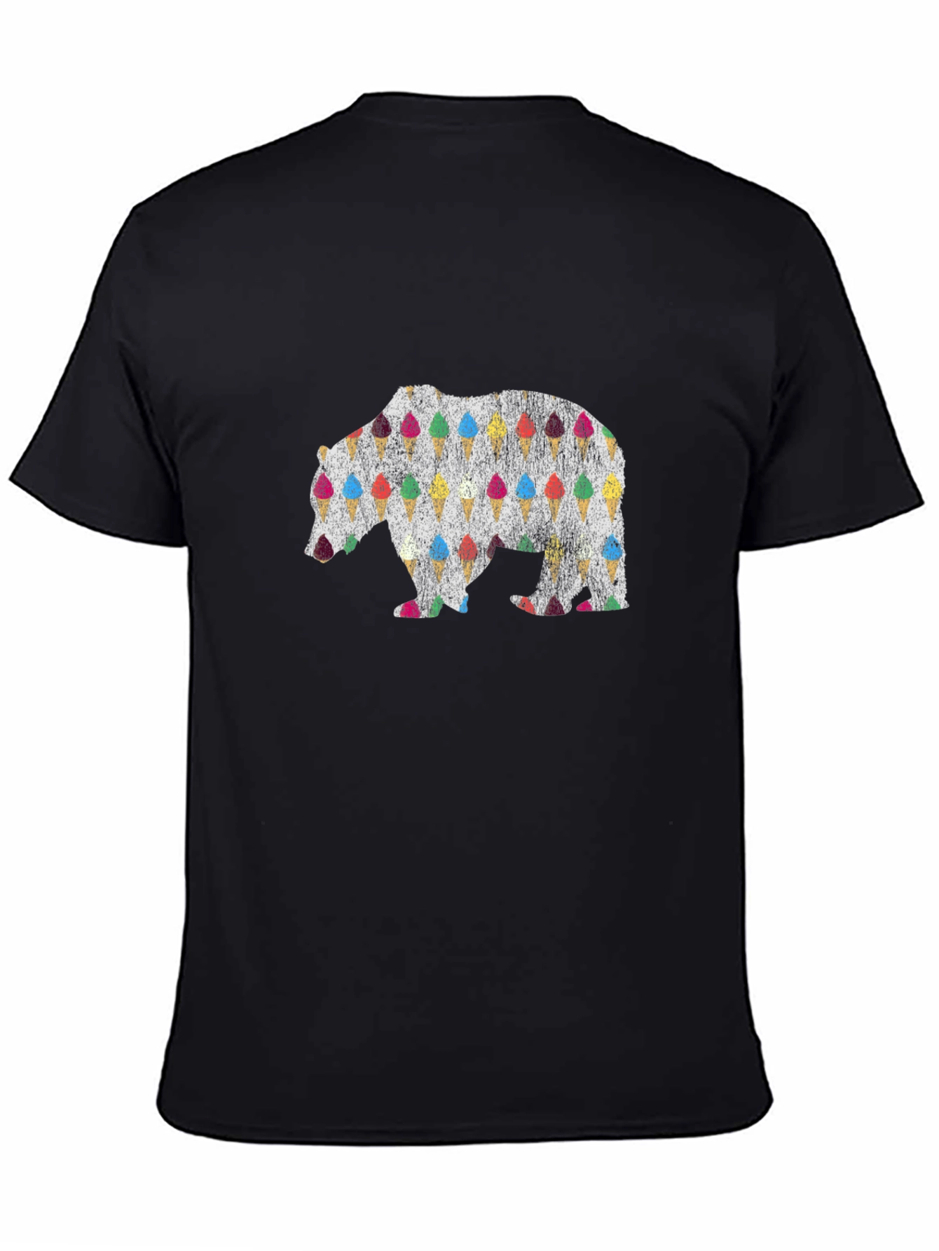 Ice Cream Bear Graphic Tee - Cool Summer Style