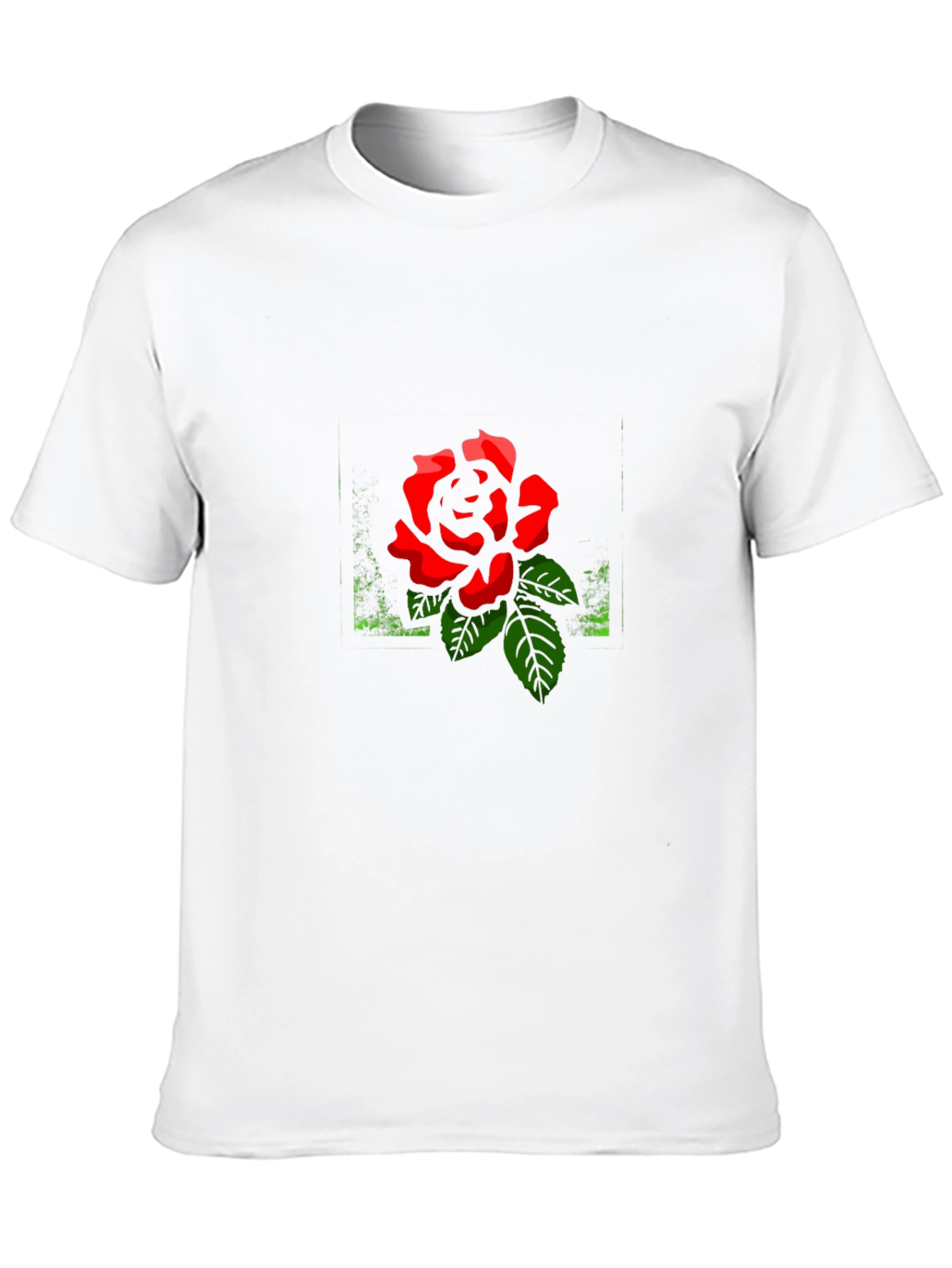 Black Rose Graphic Tee - Stylish Mens Casual Shirt