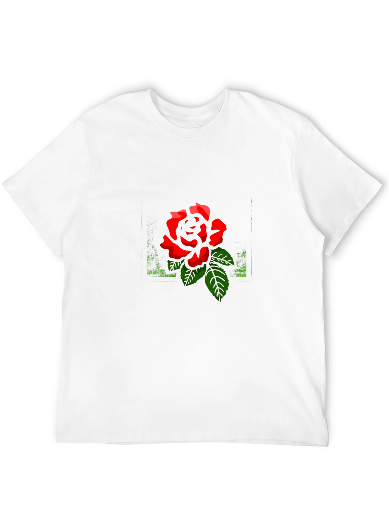 Black Rose Graphic Tee - Stylish Mens Casual Shirt