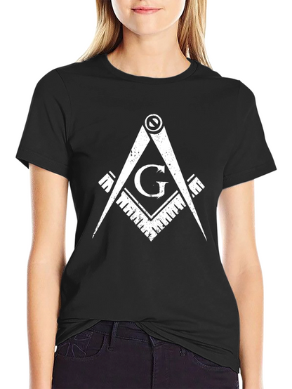 Masonic Square & Compasses Graphic T-Shirt