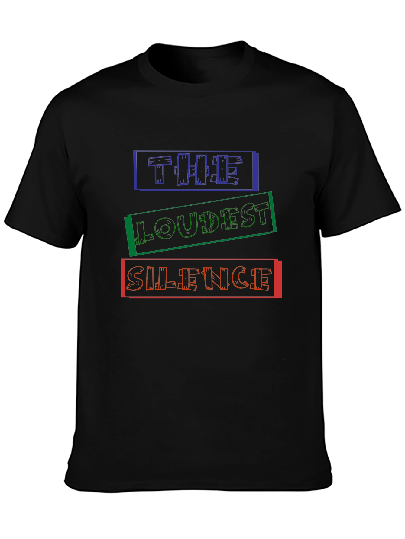 The Loudest Silence Graphic Print T-Shirt