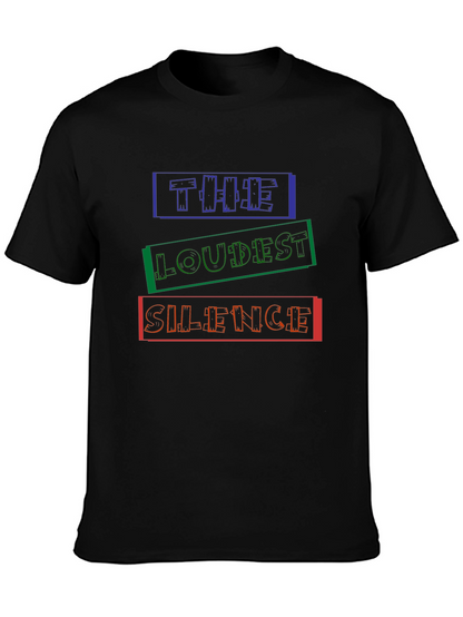 The Loudest Silence Graphic Print T-Shirt