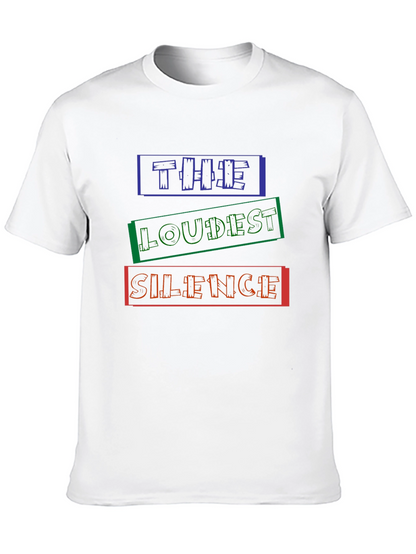 The Loudest Silence Graphic Print T-Shirt