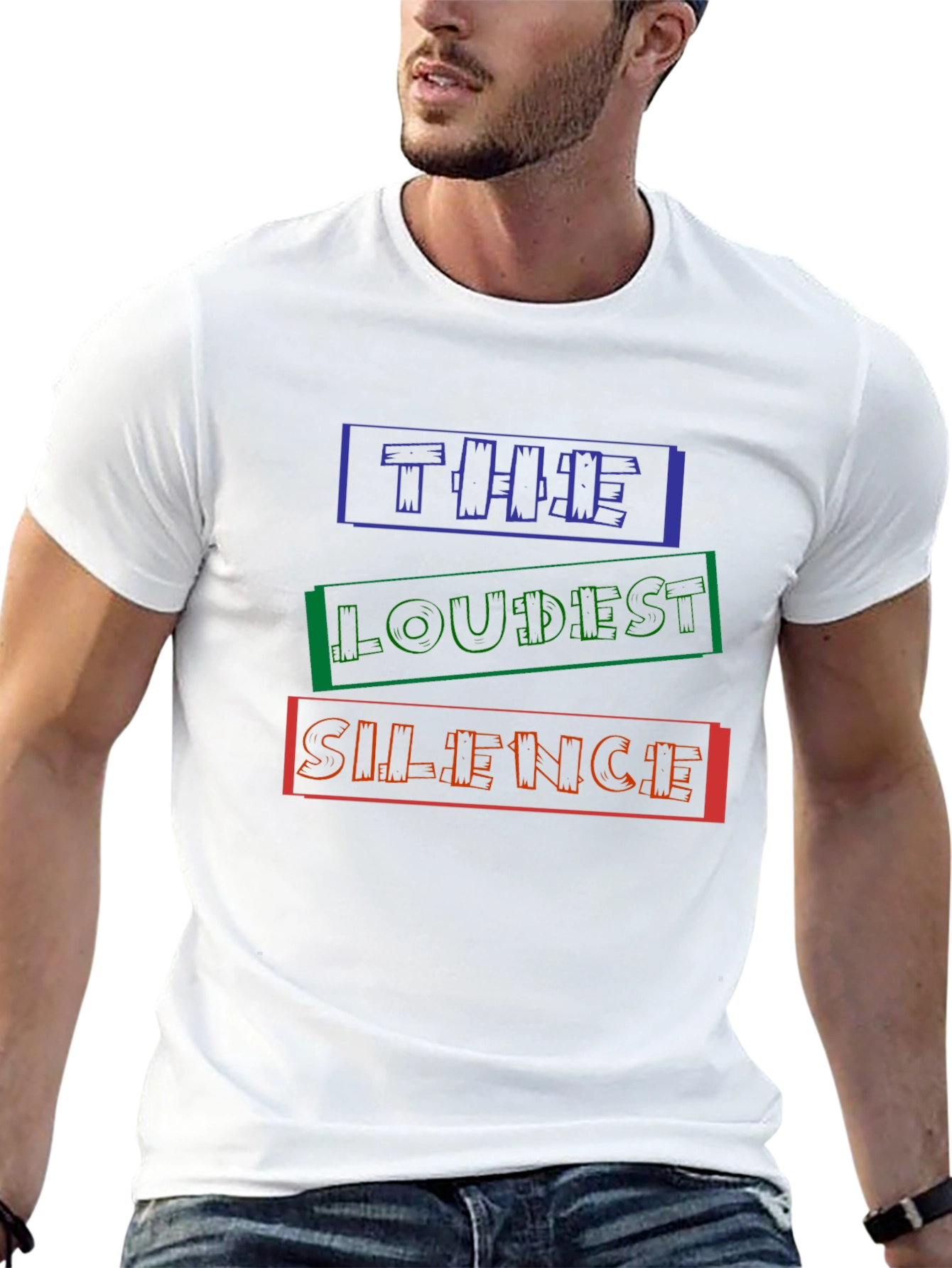 The Loudest Silence Graphic Print T-Shirt