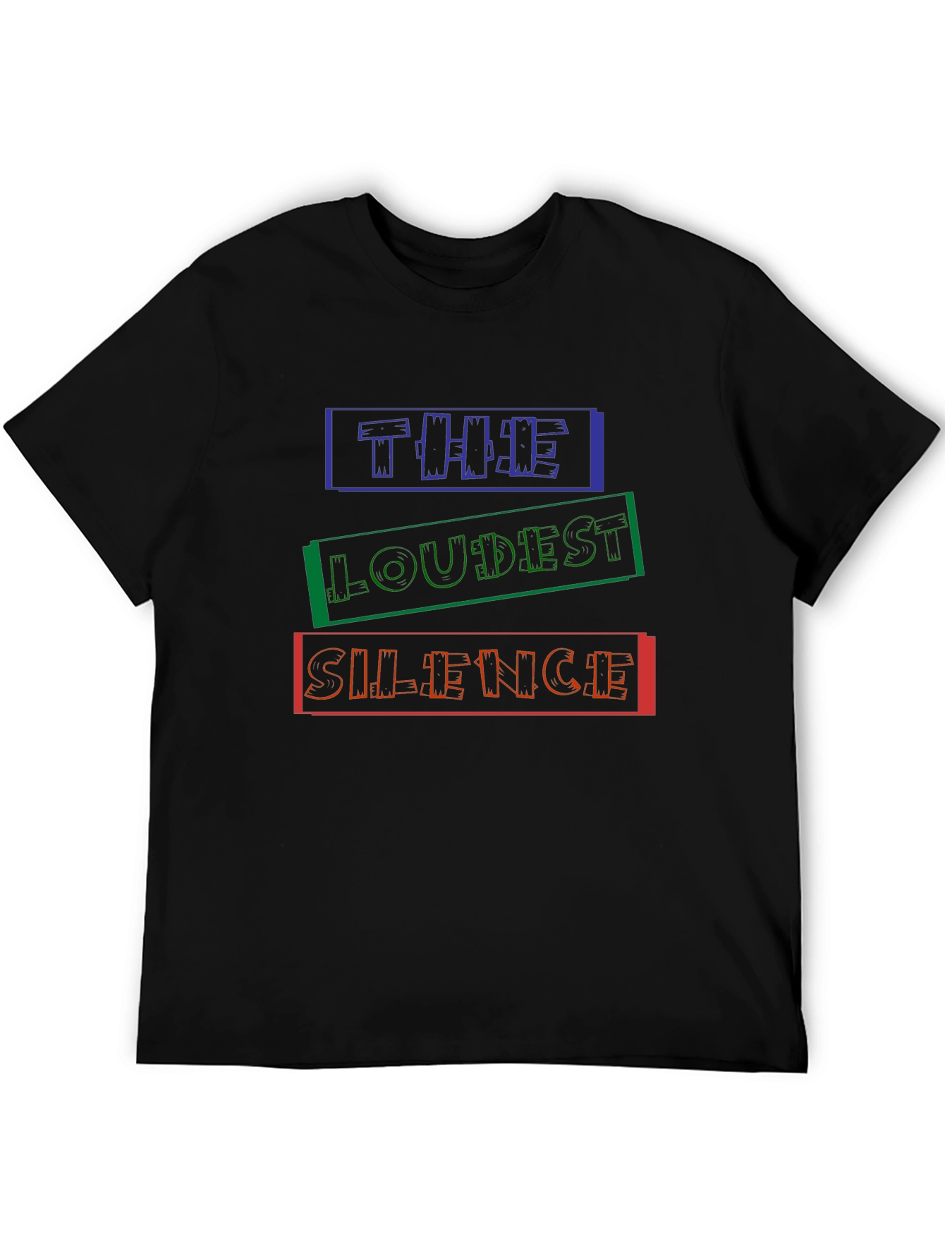 The Loudest Silence Graphic Print T-Shirt