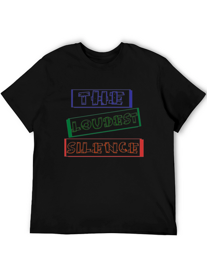 The Loudest Silence Graphic Print T-Shirt