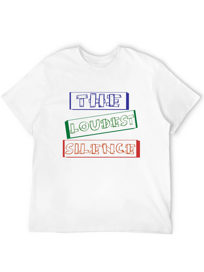 The Loudest Silence Graphic Print T-Shirt