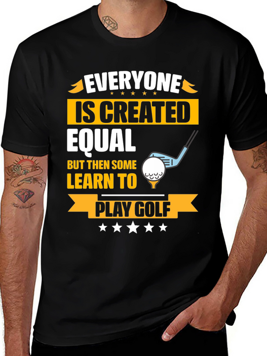 Golf Lovers Created Equal Graphic T-Shirt