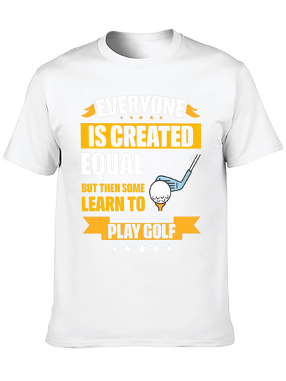 Golf Lovers Created Equal Graphic T-Shirt