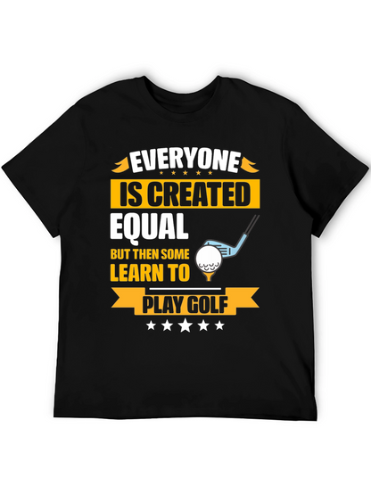 Golf Lovers Created Equal Graphic T-Shirt