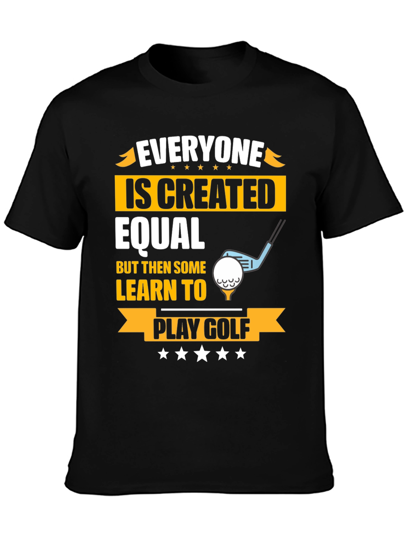 Golf Lovers Created Equal Graphic T-Shirt