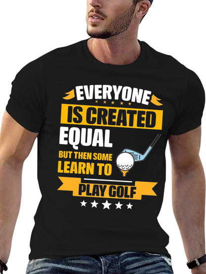 Golf Lovers Created Equal Graphic T-Shirt