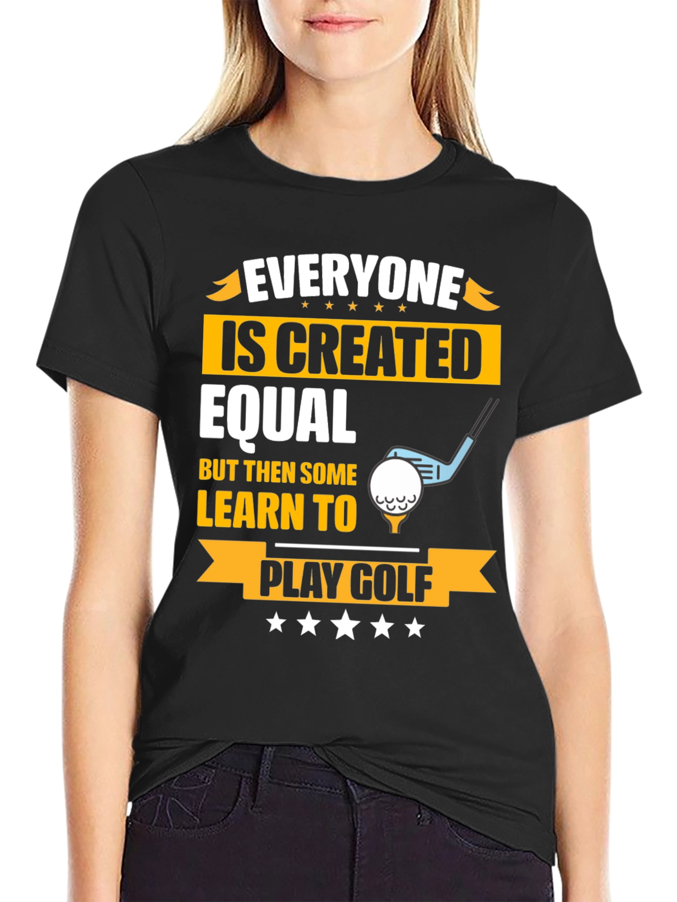 Golf Lovers Created Equal Graphic T-Shirt
