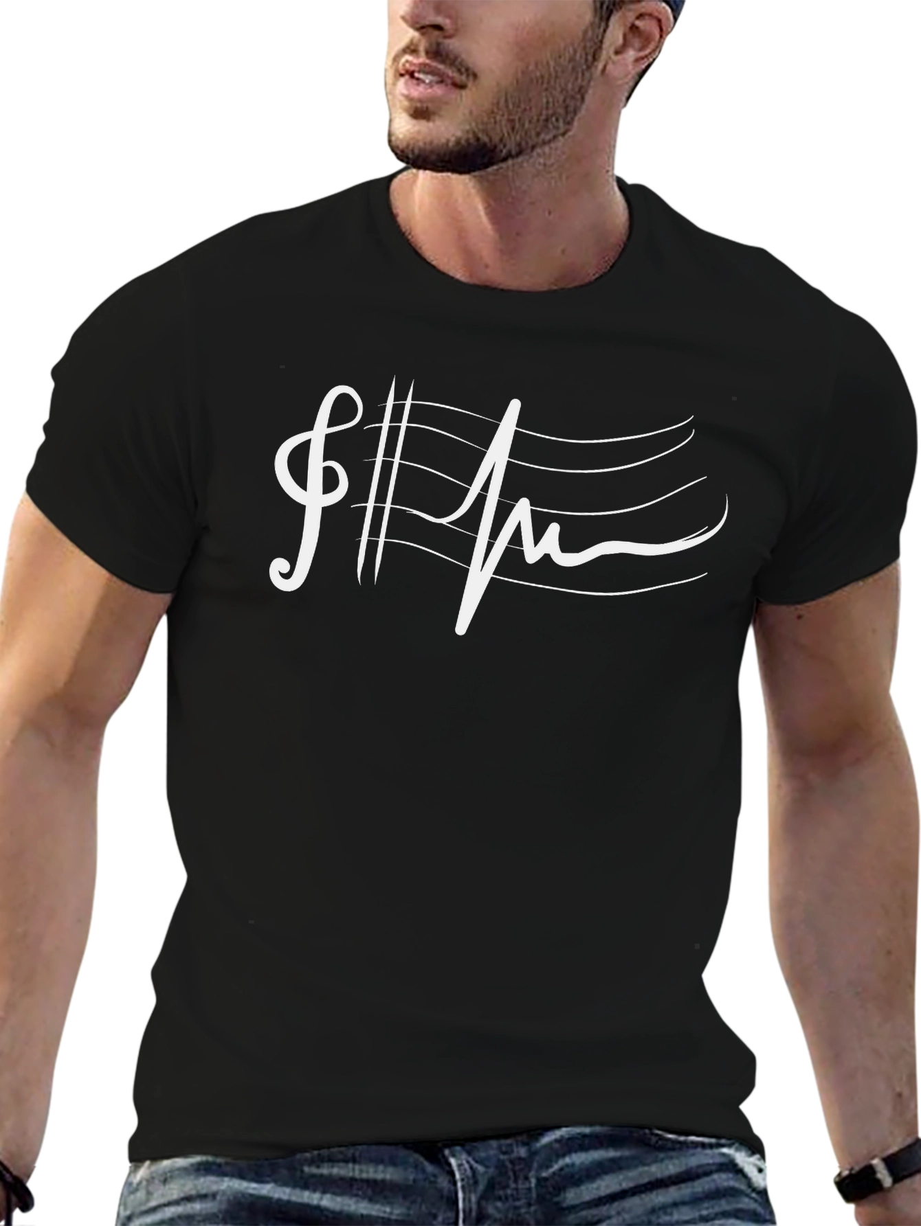 Musical Heartbeat T-Shirt - Rhythm of Life Tee