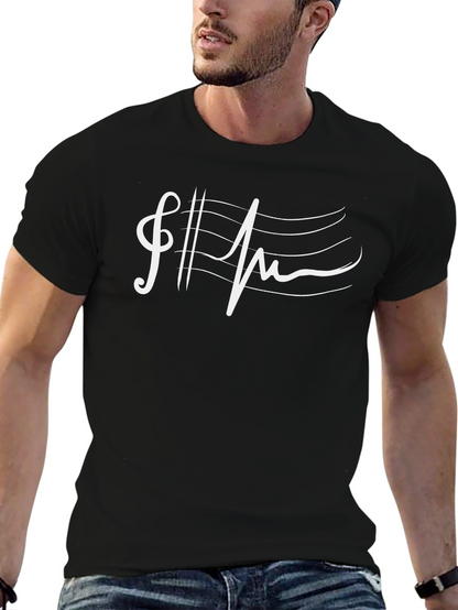 Musical Heartbeat T-Shirt - Rhythm of Life Tee