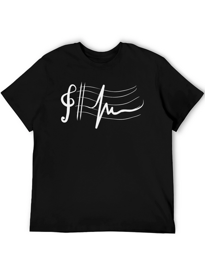 Musical Heartbeat T-Shirt - Rhythm of Life Tee