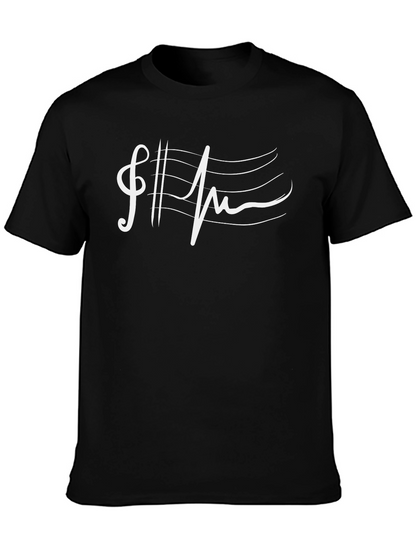 Musical Heartbeat T-Shirt - Rhythm of Life Tee