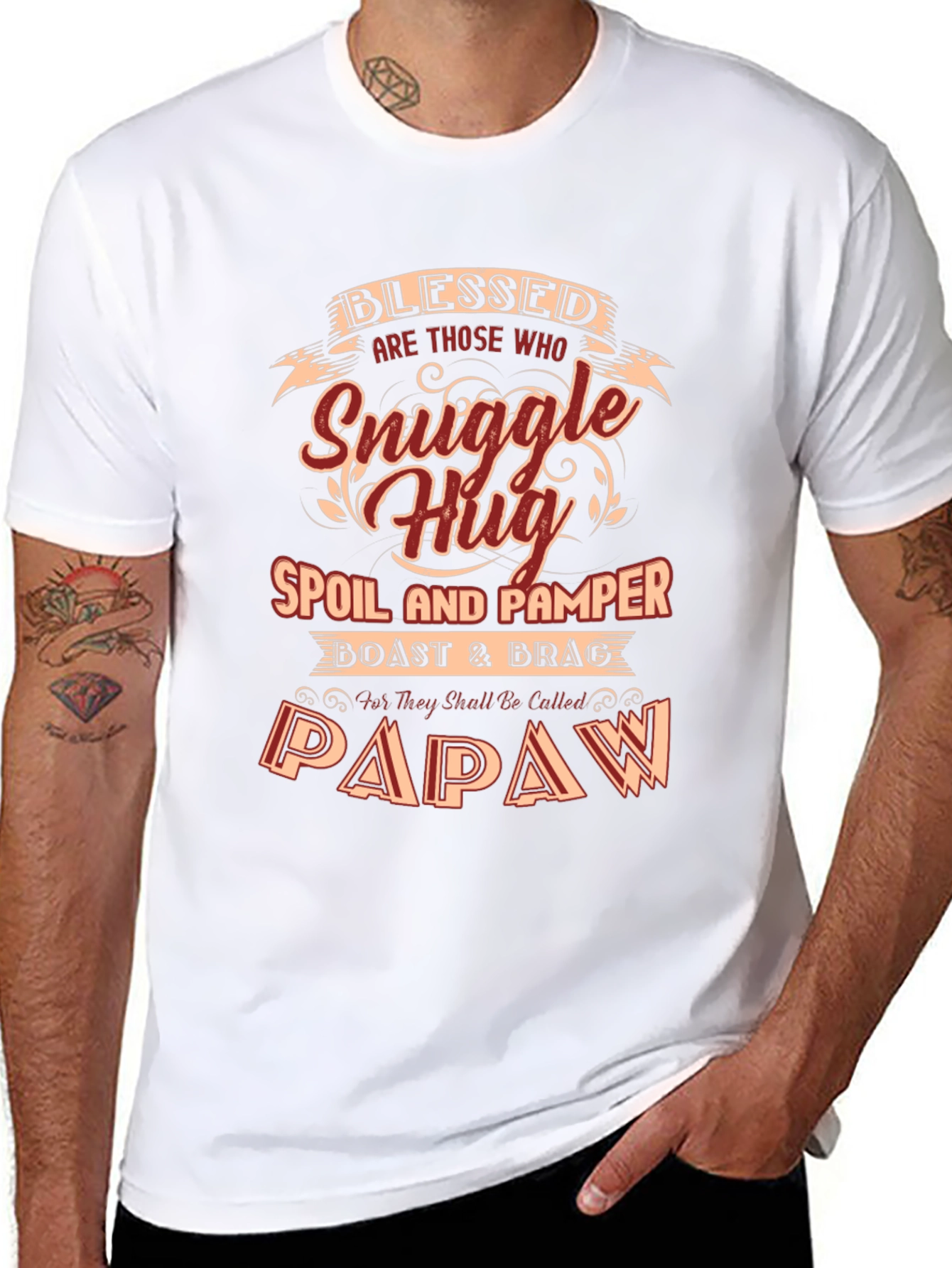 Blessed Papaw Graphic Tee