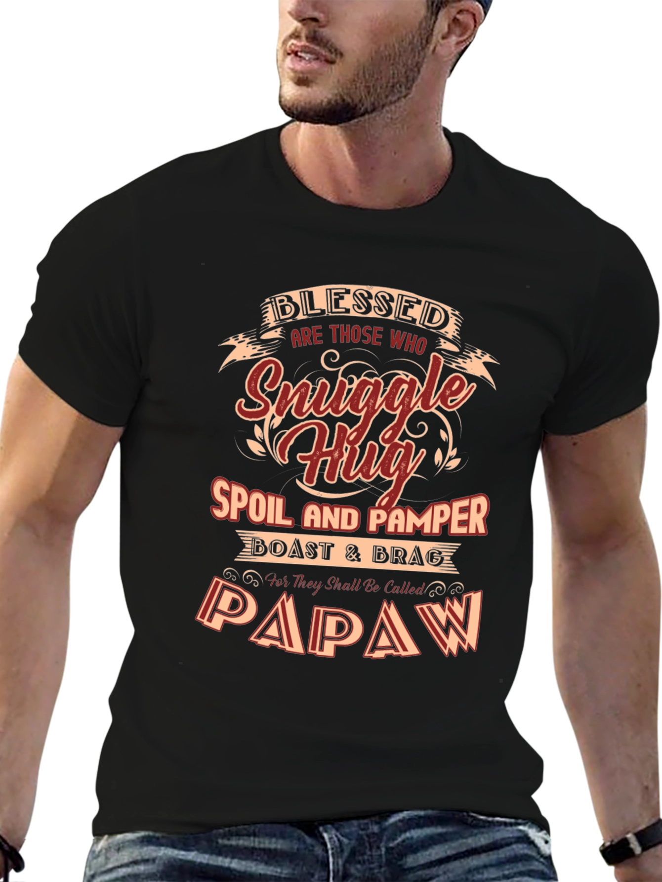 Blessed Papaw Graphic Tee