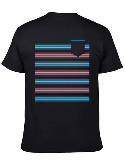 Retro Striped Pocket Tee - Classic Style