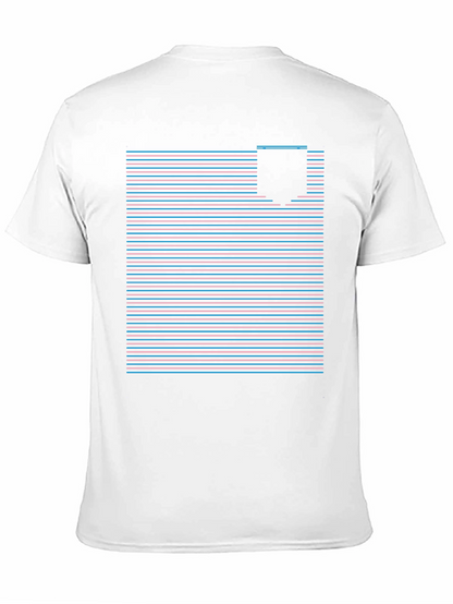 Retro Striped Pocket Tee - Classic Style