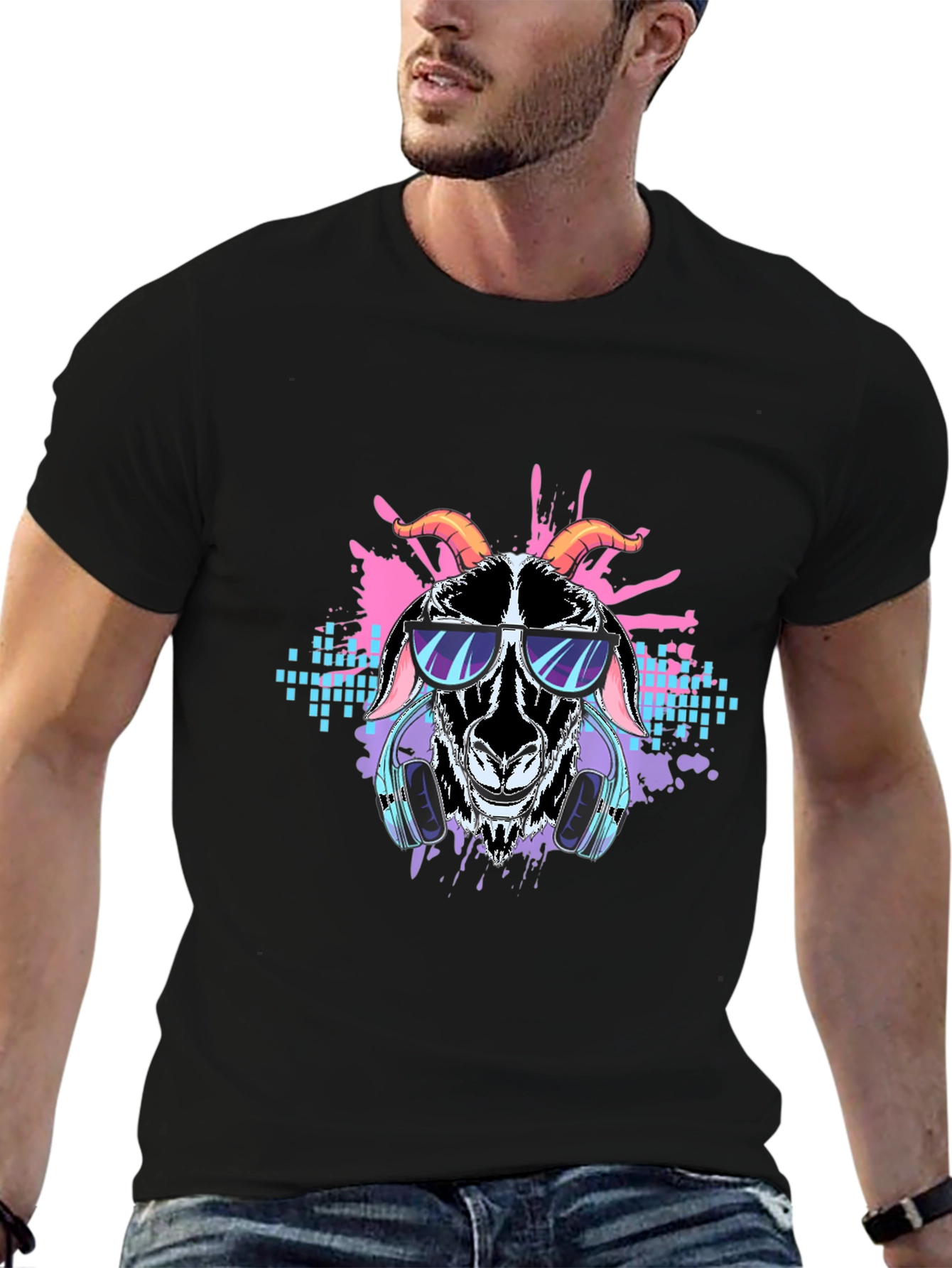 Cool Goat T-Shirt - Stylish Graphic Tee