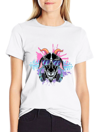 Cool Goat T-Shirt - Stylish Graphic Tee