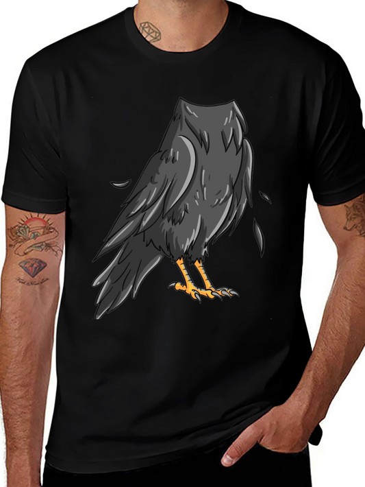 Raven Graphic Black T-Shirt