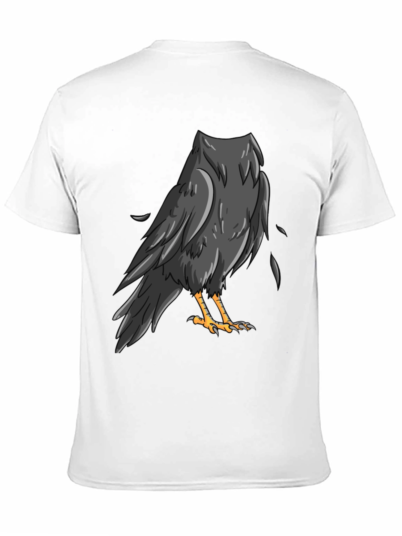 Raven Graphic Black T-Shirt