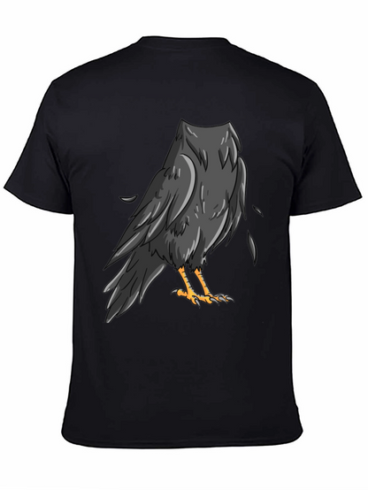 Raven Graphic Black T-Shirt