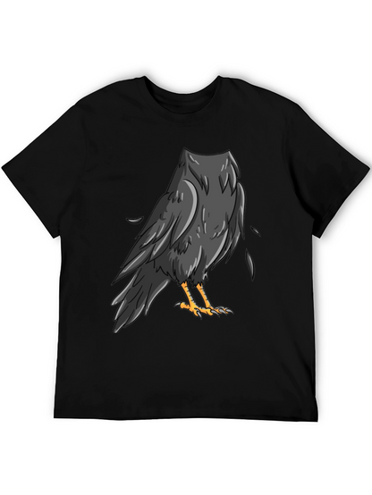 Raven Graphic Black T-Shirt