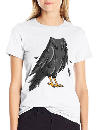 Raven Graphic Black T-Shirt