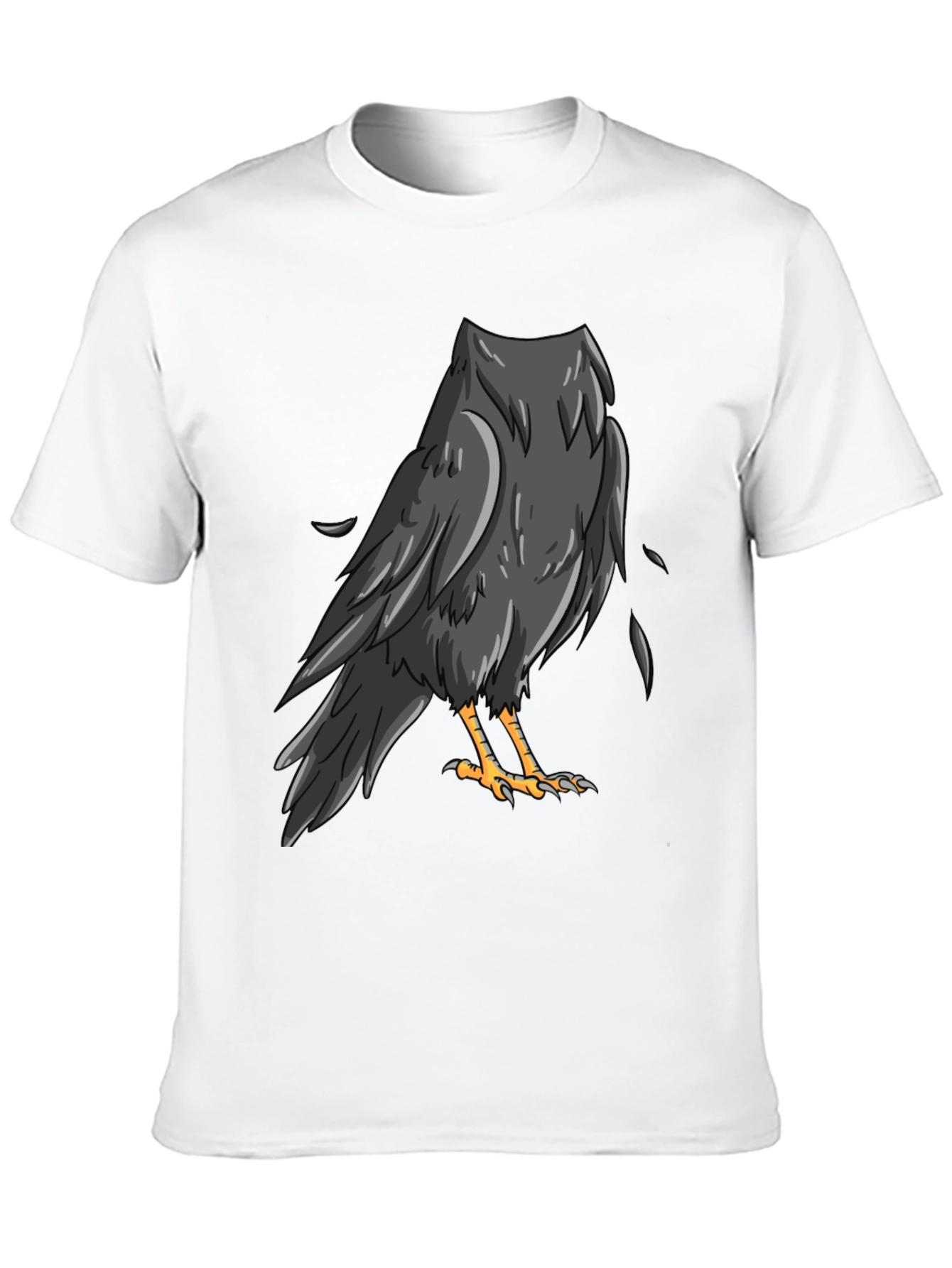 Raven Graphic Black T-Shirt