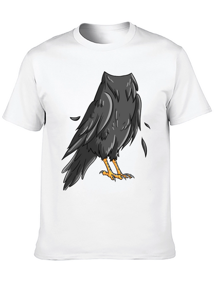 Raven Graphic Black T-Shirt