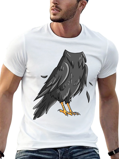 Raven Graphic Black T-Shirt