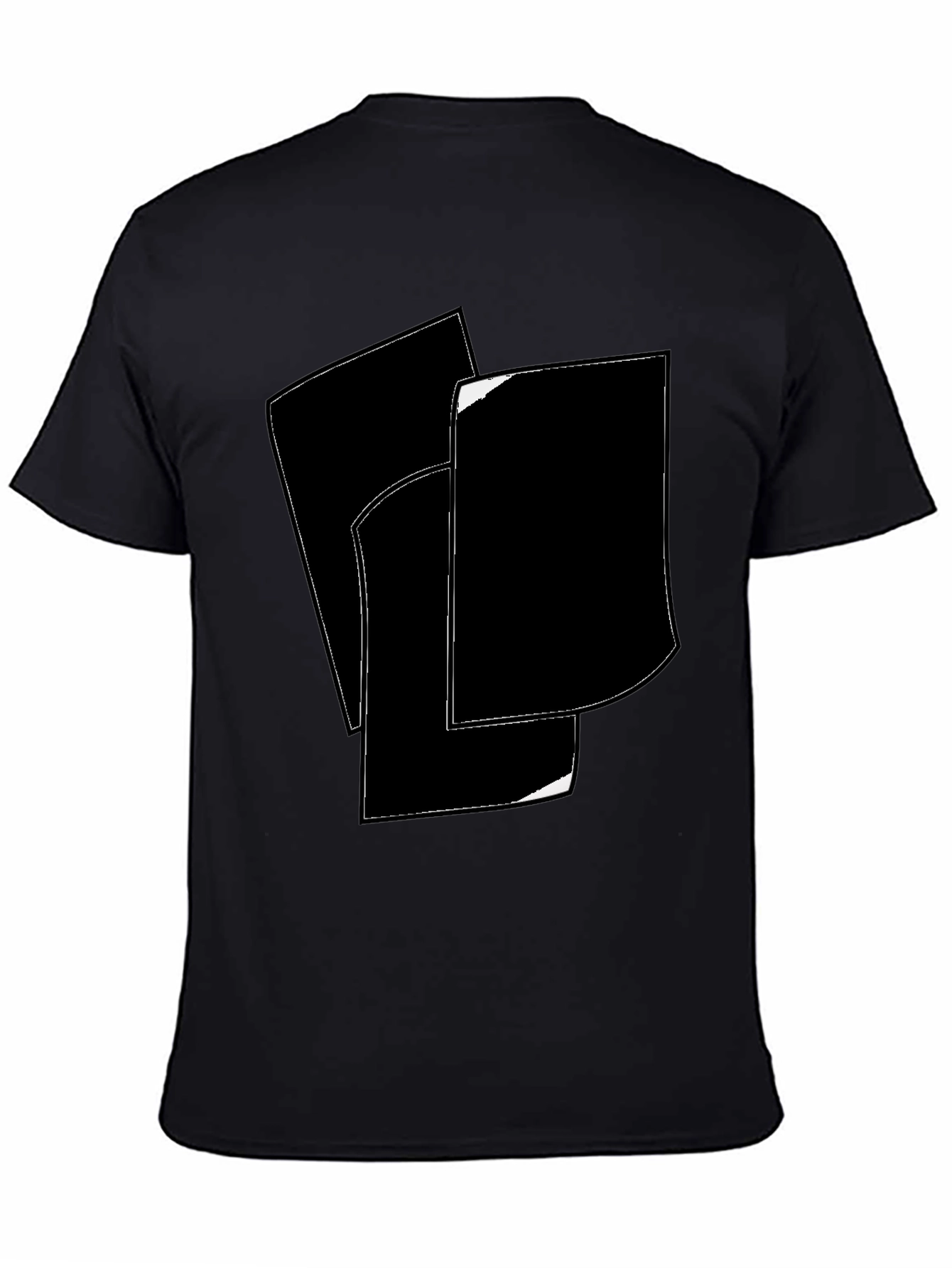 Abstract Black & White Graphic Tee