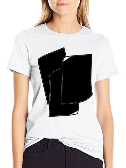 Abstract Black & White Graphic Tee