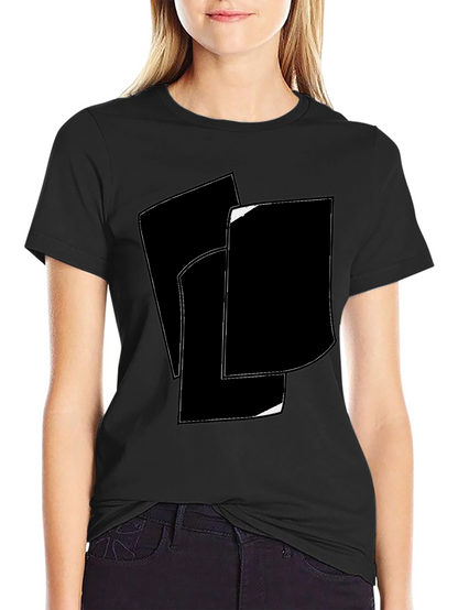 Abstract Black & White Graphic Tee