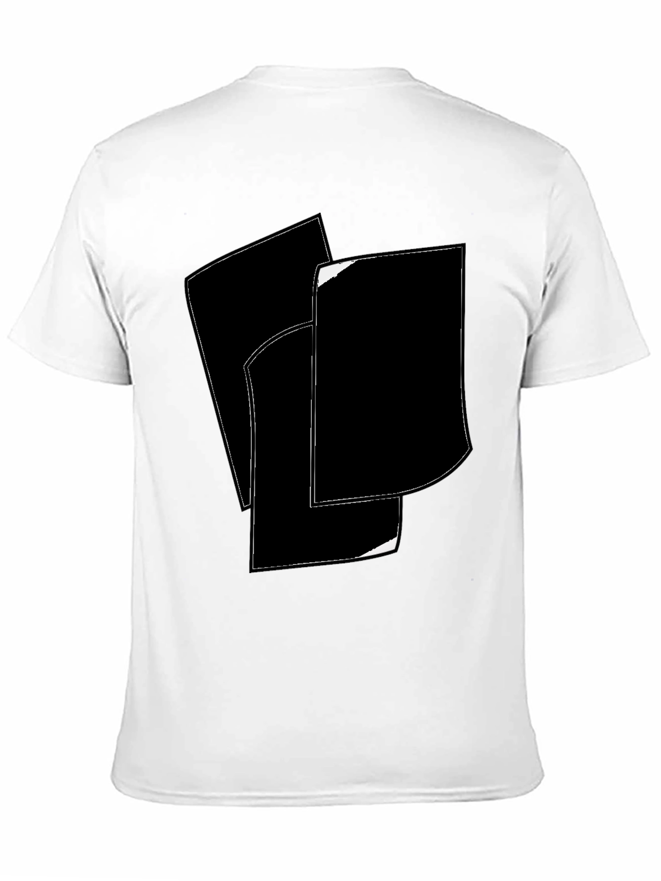 Abstract Black & White Graphic Tee