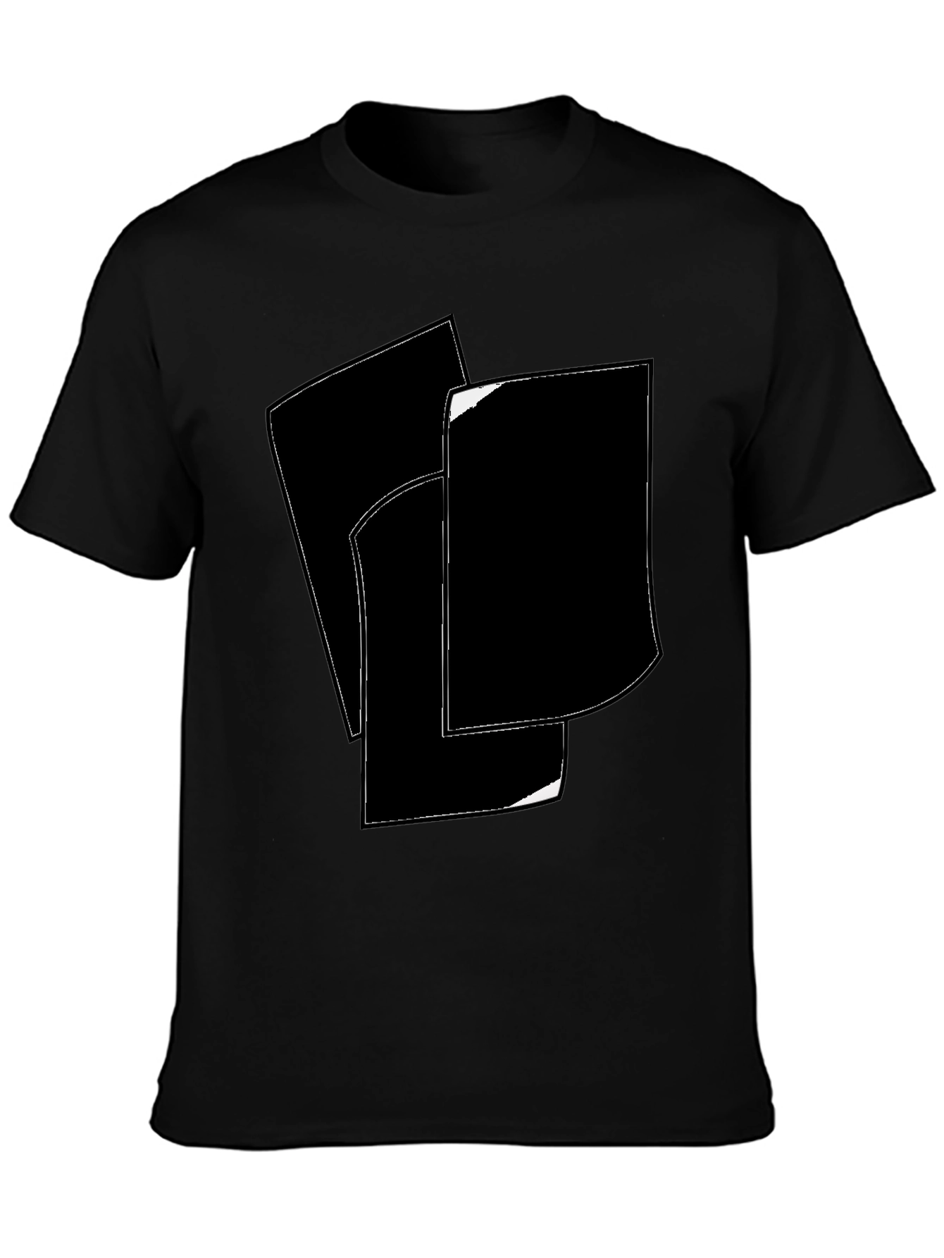 Abstract Black & White Graphic Tee