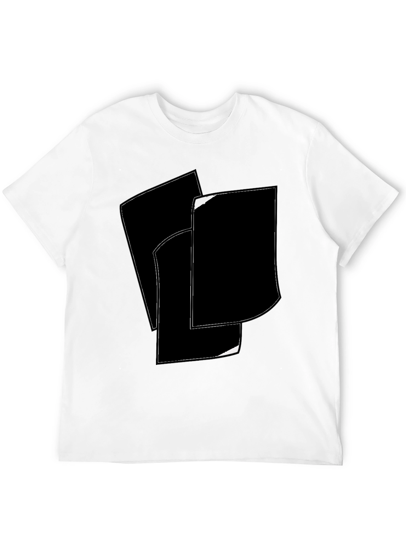 Abstract Black & White Graphic Tee