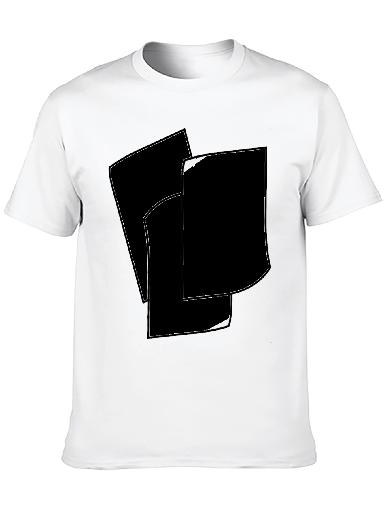Abstract Black & White Graphic Tee