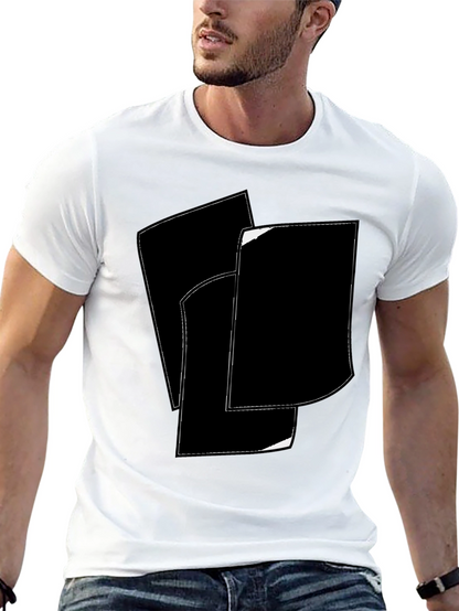 Abstract Black & White Graphic Tee