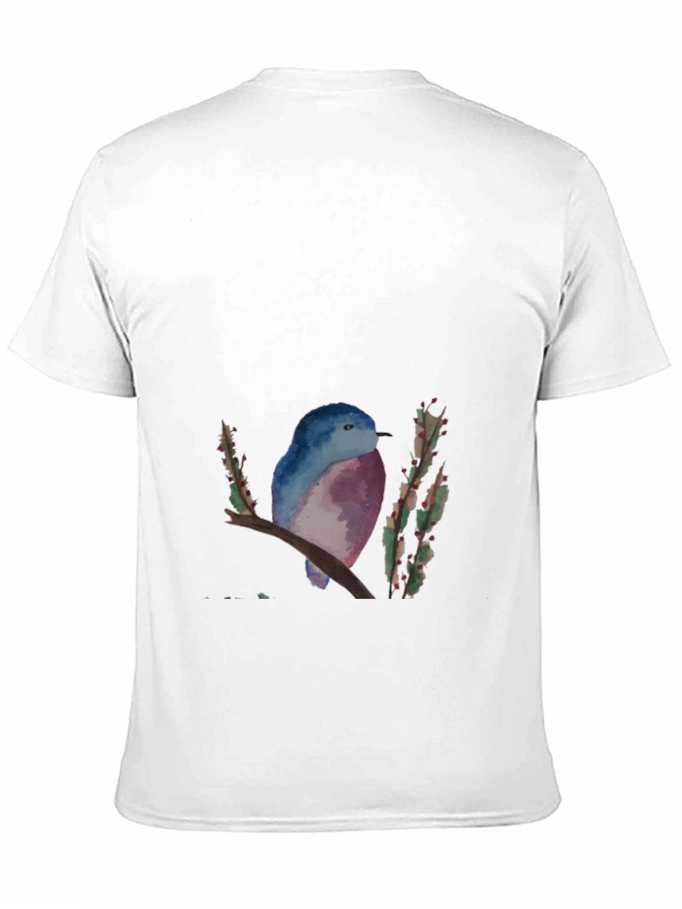 Blue Bird Graphic Tee - Nature Inspired Design