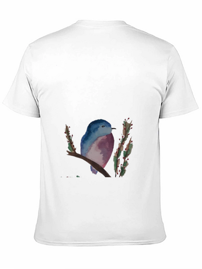 Blue Bird Graphic Tee - Nature Inspired Design