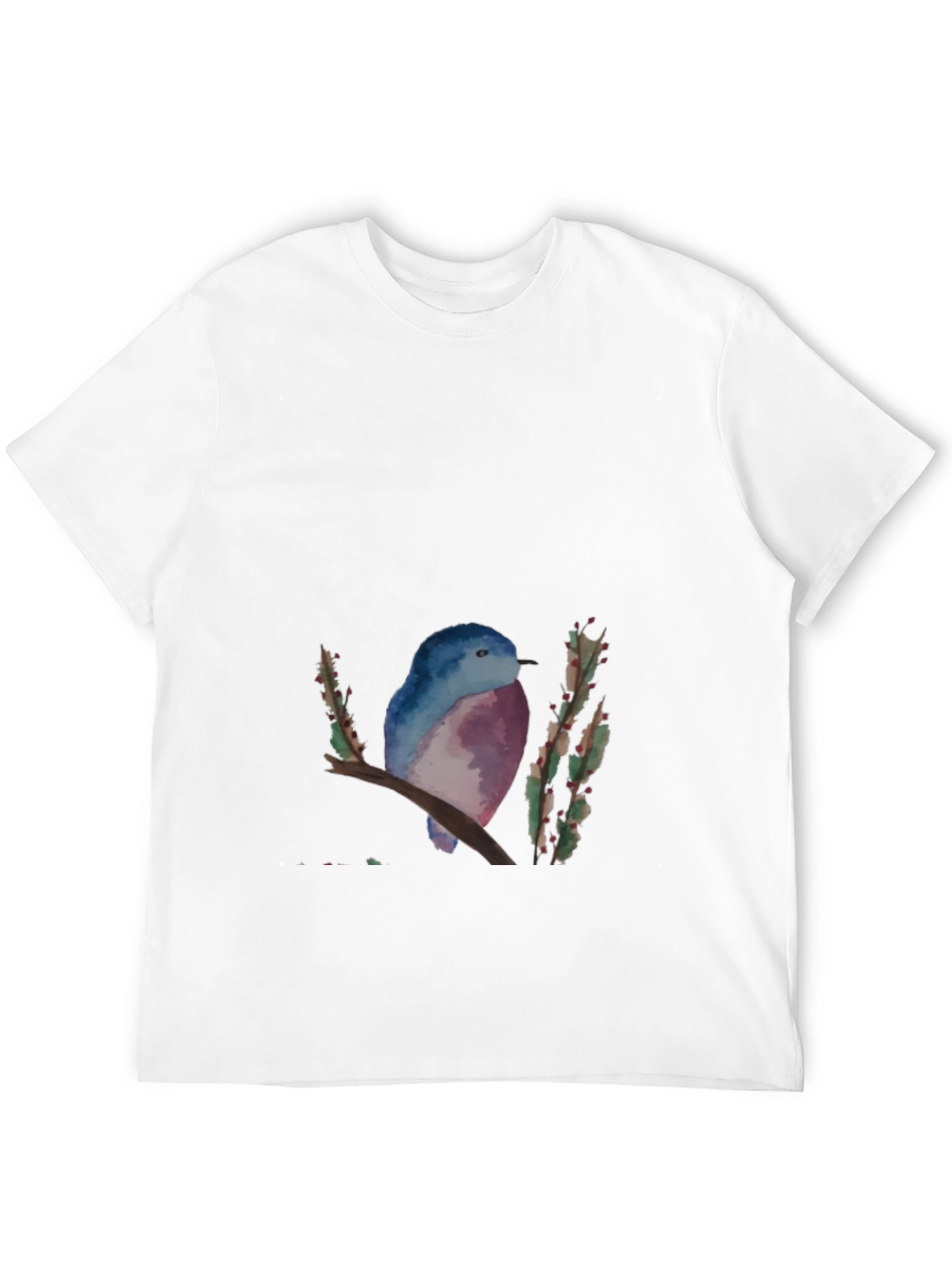 Blue Bird Graphic Tee - Nature Inspired Design