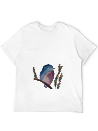 Blue Bird Graphic Tee - Nature Inspired Design
