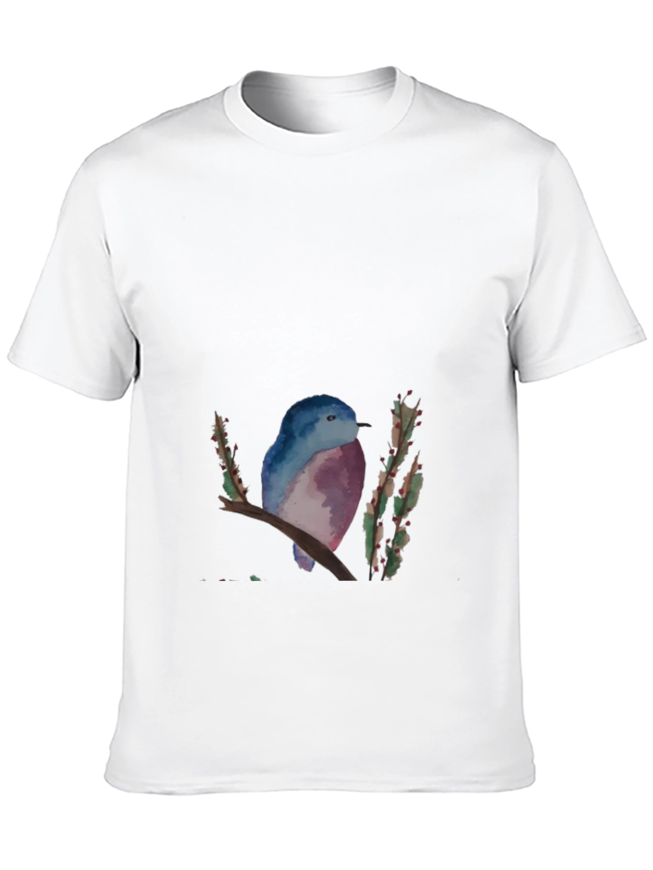 Blue Bird Graphic Tee - Nature Inspired Design