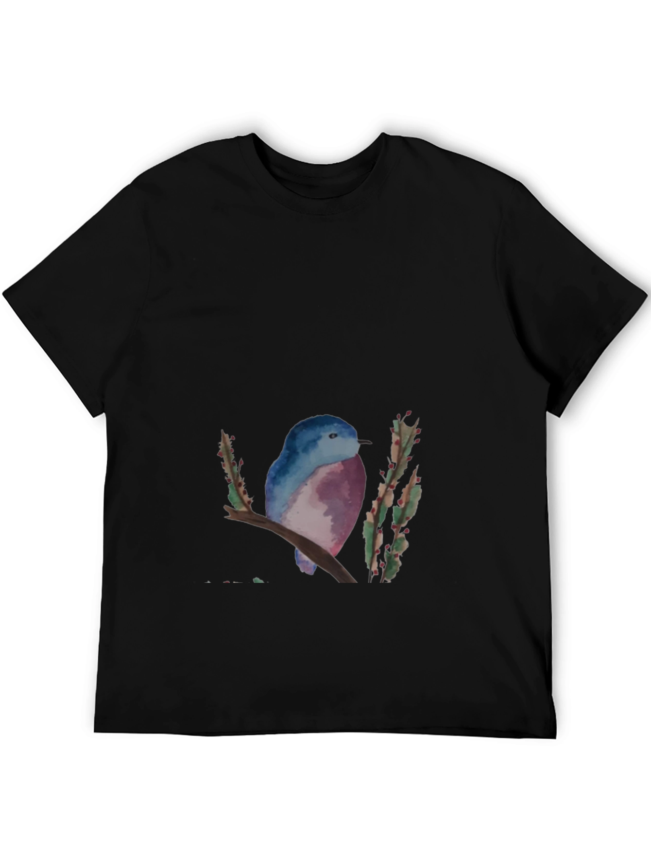 Blue Bird Graphic Tee - Nature Inspired Design